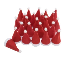 VBS Weihnachtsmützen für 5 cm Kopfdurchmesser, 24 Stück