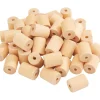 VBS XXL Bastel-Holzperle "Rolle", 50 Stück