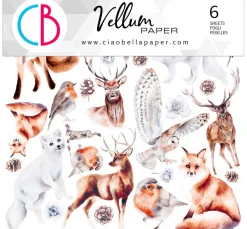 Vellum Paper "Winter Journey"