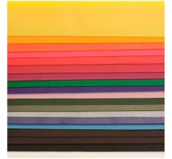 Verzierwachs Set, 20 Platten, bunt