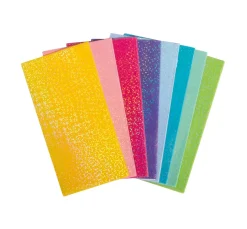 Verzierwachsplatten "Glimmer bunt"