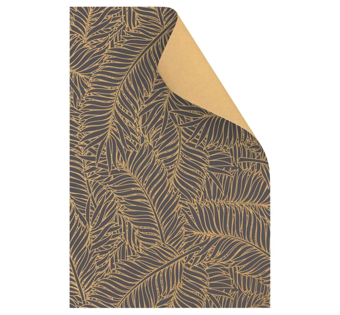 Vintage-Fotokarton "Palmenwedel"