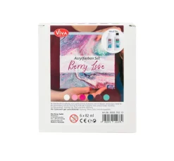 Viva Decor Acrylfarben-Set "Berry Love"