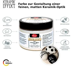 Viva Decor Keramik-Effekt, Altweiß