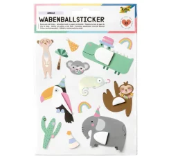 Wabenball Sticker "Jungle"