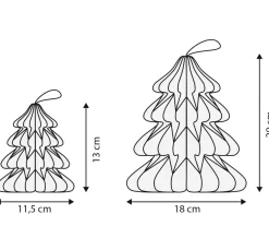 Waben-Tannenbaum-Set