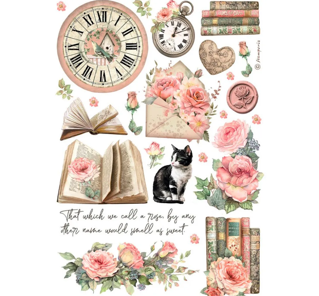 Washi Pad "House of Roses"