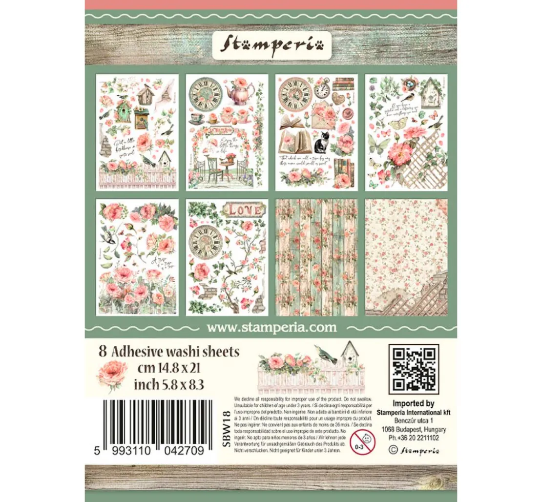 Washi Pad "House of Roses"