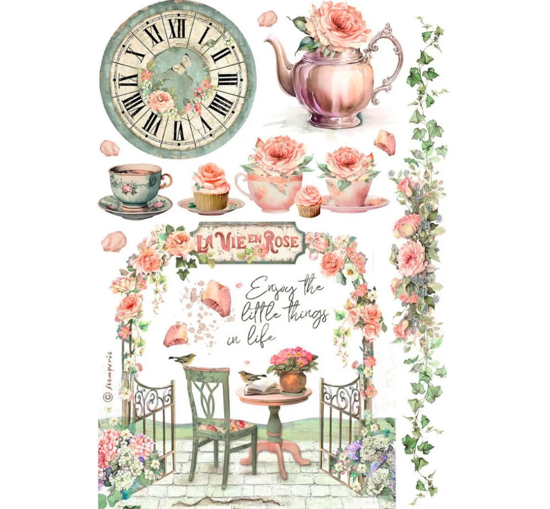 Washi Pad "House of Roses"