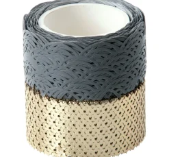 Washi-Dekor "Grau/Gold"