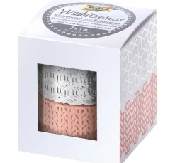 Washi-Dekor "Rosé/Silber"