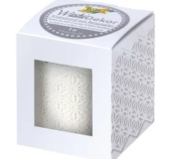 Washi-Dekor "Weiß"