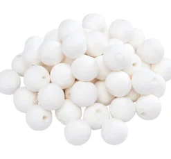 Wattekugeln, weiß, Ø 15 mm, 50 Stück