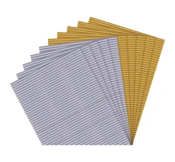 Wellpappen-Sortiment "Metallic"