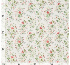 Westfalenstoffe Baumwoll-Stoff Florenz "Farn mit Blumen"