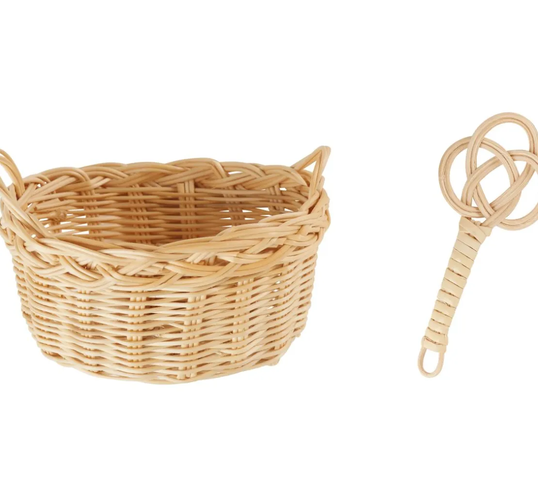 Wichtel-Set "Wäschekorb & Teppichklopfer"