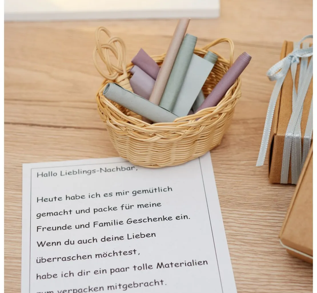 Wichtel-Set "Wäschekorb & Teppichklopfer"