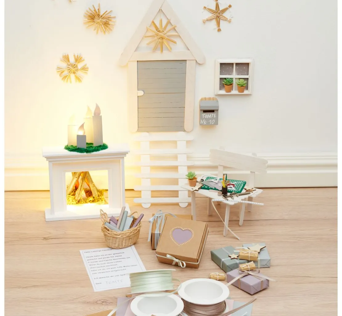 Wichtel-Set "Wäschekorb & Teppichklopfer"