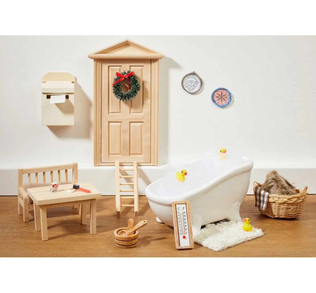 Wichtel-Set "Wäschekorb & Teppichklopfer"