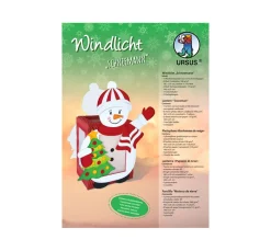 Windlicht "Schneemann"