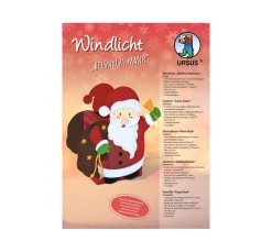 Windlicht "Weihnachtsmann"