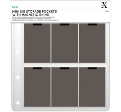Xcut Hüllen für Mini-Stanzschablonen mit magnetischen Einlagen