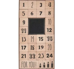 XL Stempel-Set "Adventszahlen"