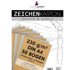 Zeichenkarton-Sortierung "Vintage & Grey Line"