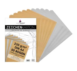 Zeichenkarton-Sortierung "Vintage & Grey Line"