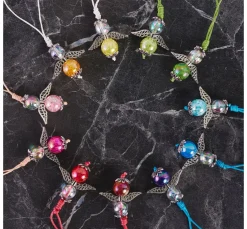 Zier-Perlkappen "Blume 1", 6 Stück