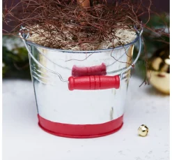 Zink Topf mit Henkel