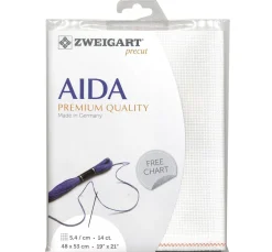 Zweigart Stern-Aida, Precut 48 x 53 cm
